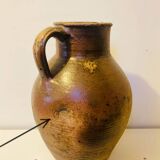 Impressive terracotta pitcher from the 19th century, entirely handmade.