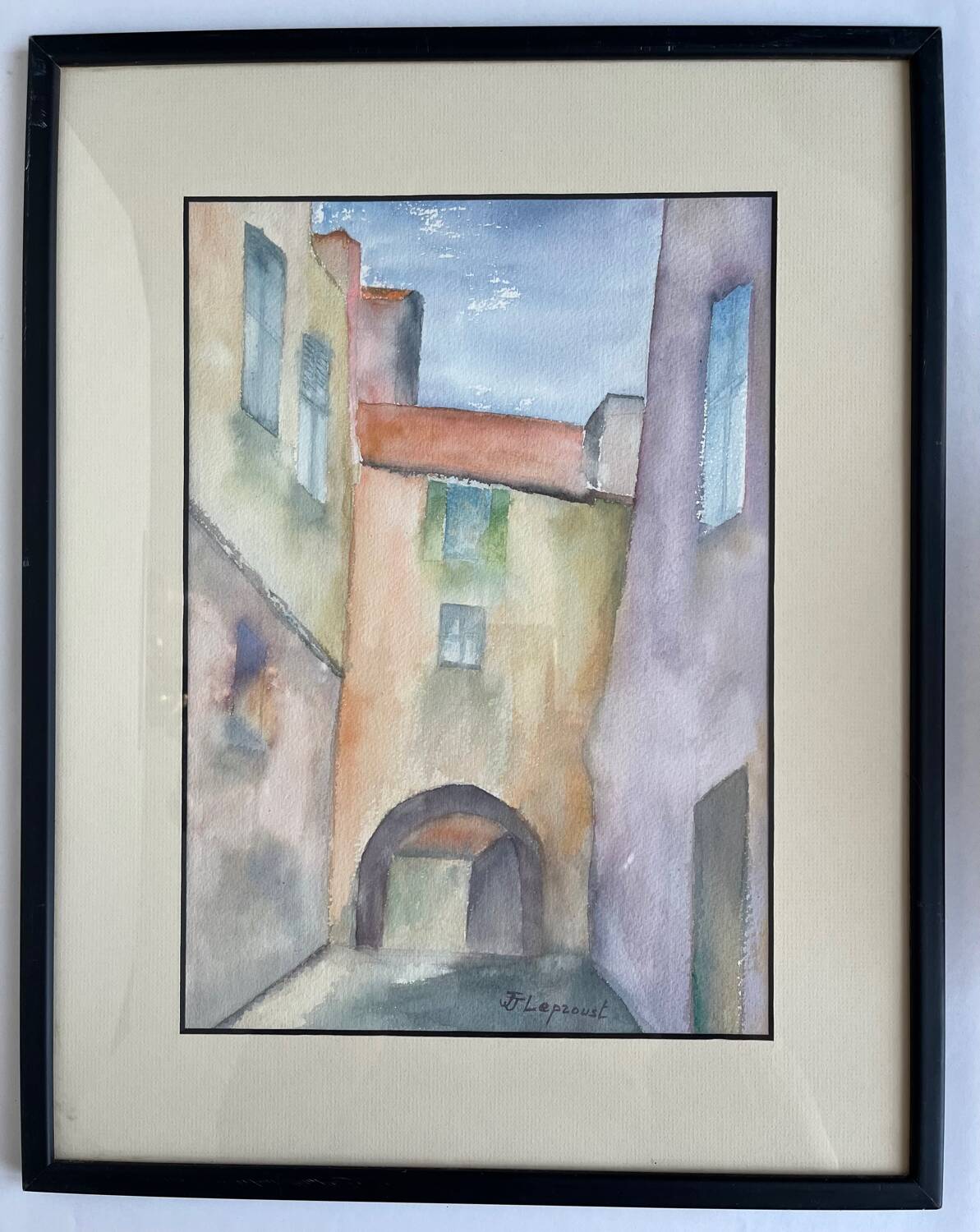 Painting: Watercolor - Portugal landscape