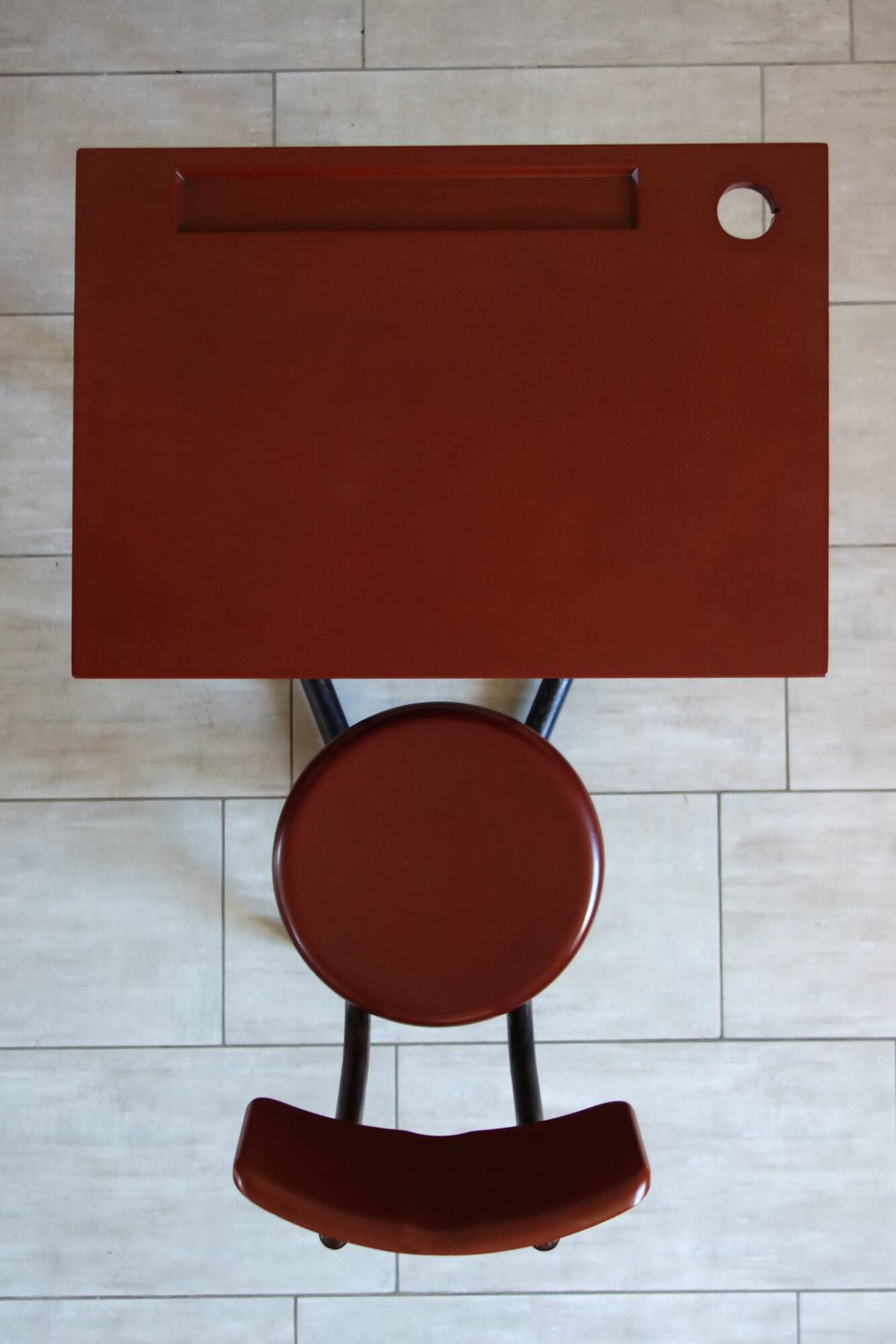 Old school desk from the 1930s