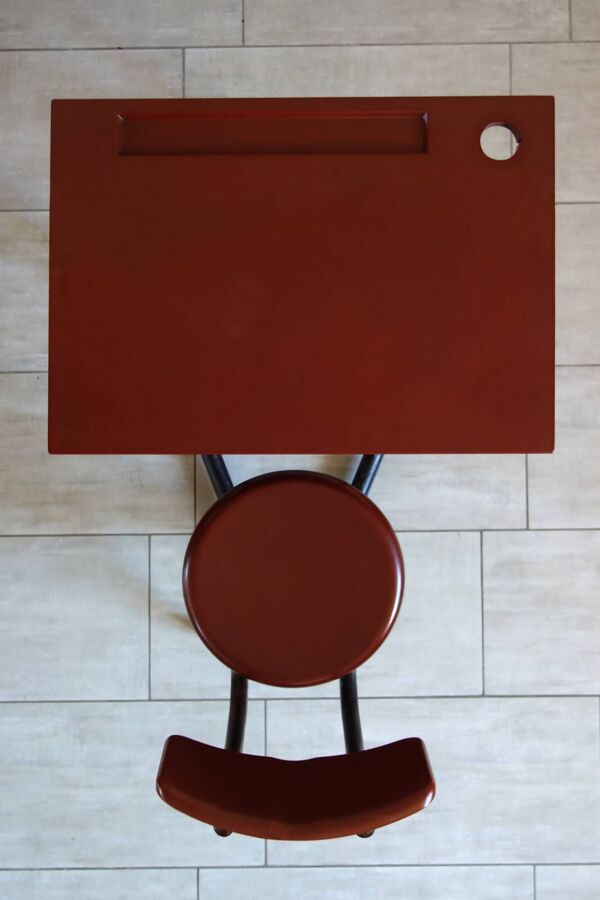 Ancien bureau écolier évolutif années 30