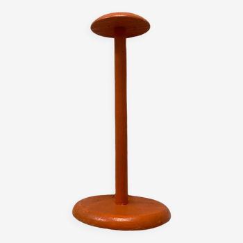 Orange hat stand, hat holder