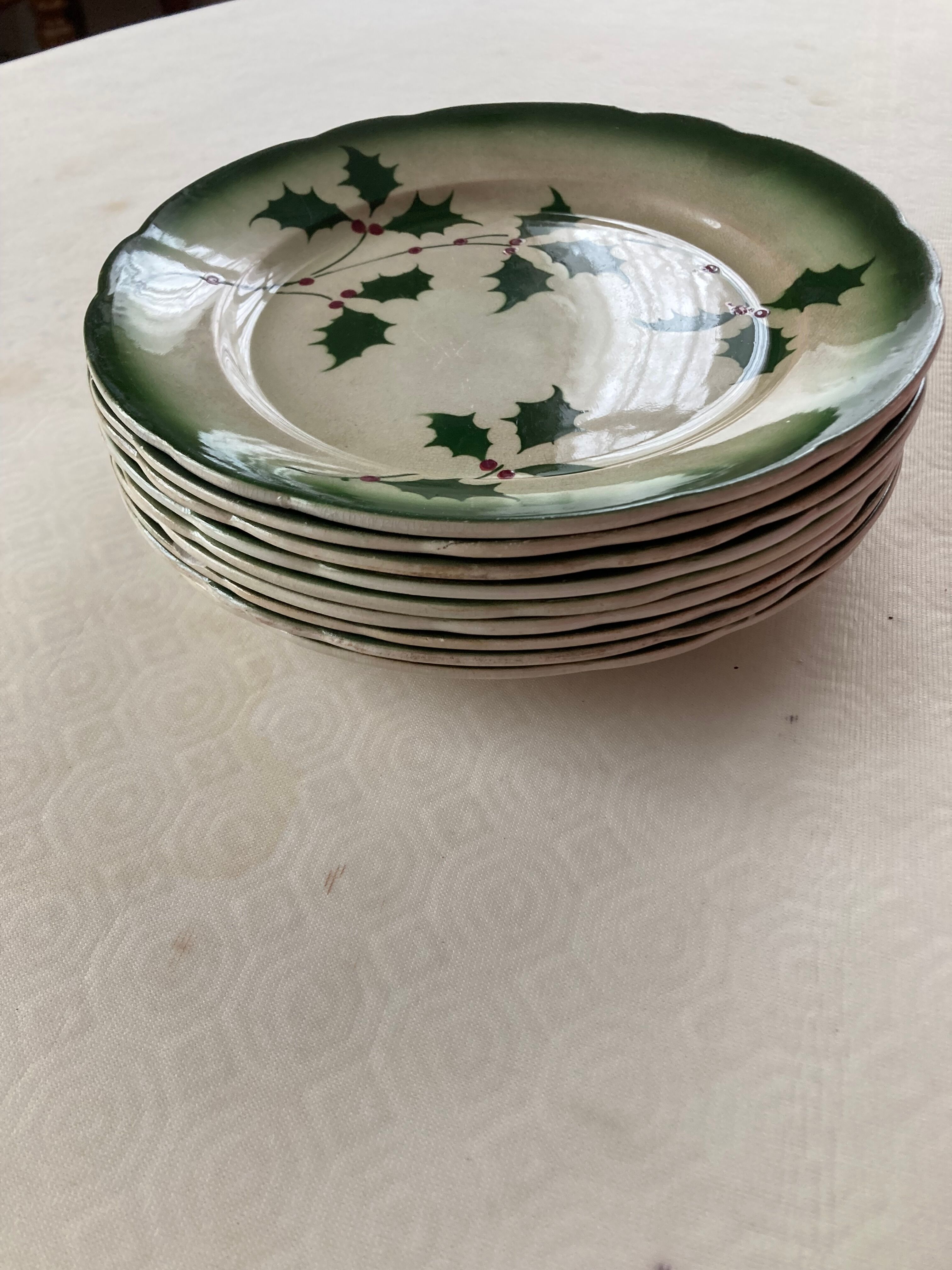 Badonviller dessert plates