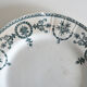 4 mismatched iron earth dessert plates