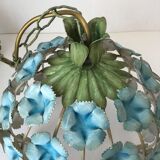 Vintage metal ball chandelier