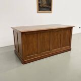 1950s walnut counter or desk