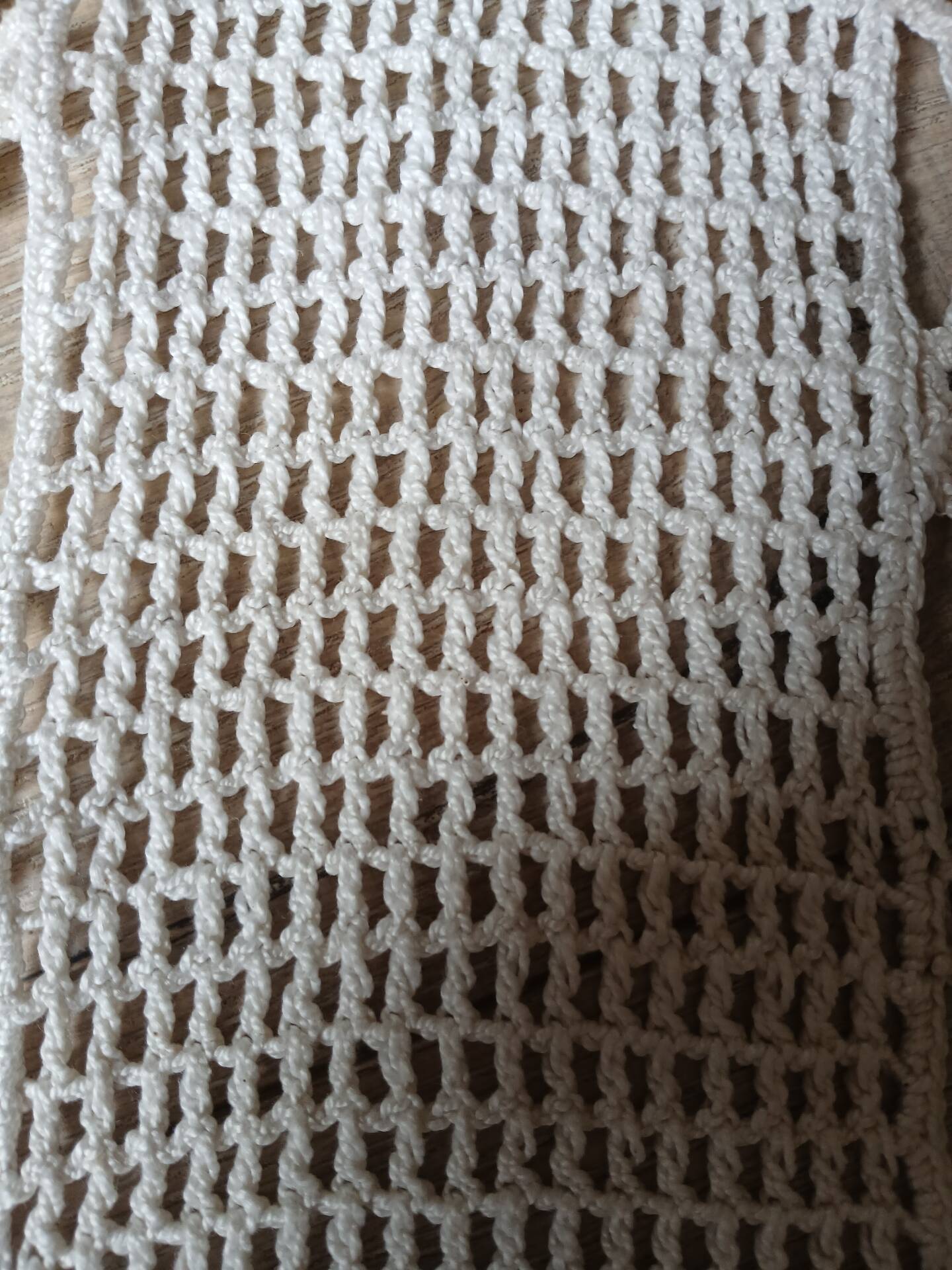 2 chemins de table vintage en crochet fait main