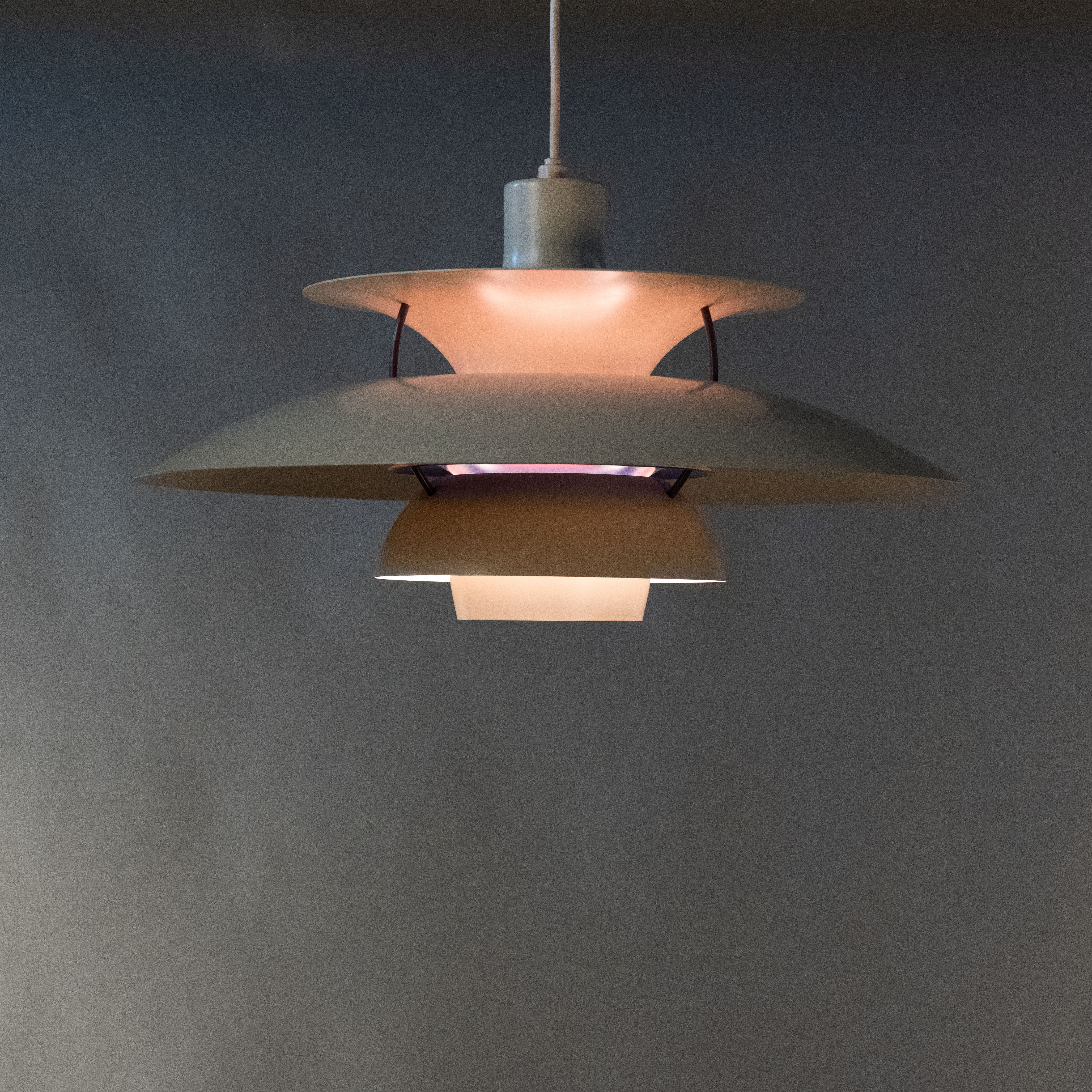 Vintage Danish PH5 pendant light by Poul Henningsen for Louis Poulsen