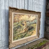 Painting of a German Shepherd