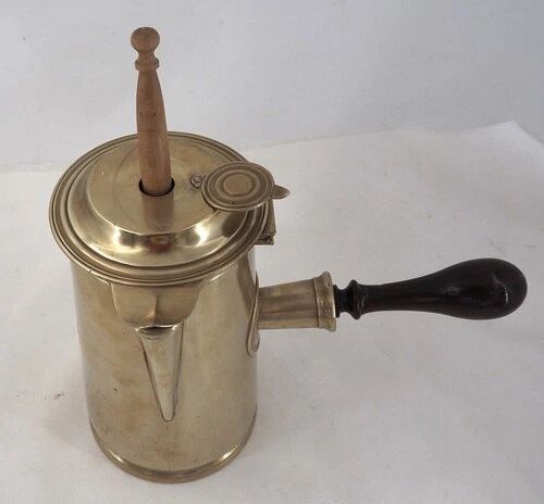 Christofle large chocolate pot marked with the shipping company Chargeurs Réunis.