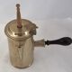 Christofle large chocolate pot marked with the shipping company Chargeurs Réunis.