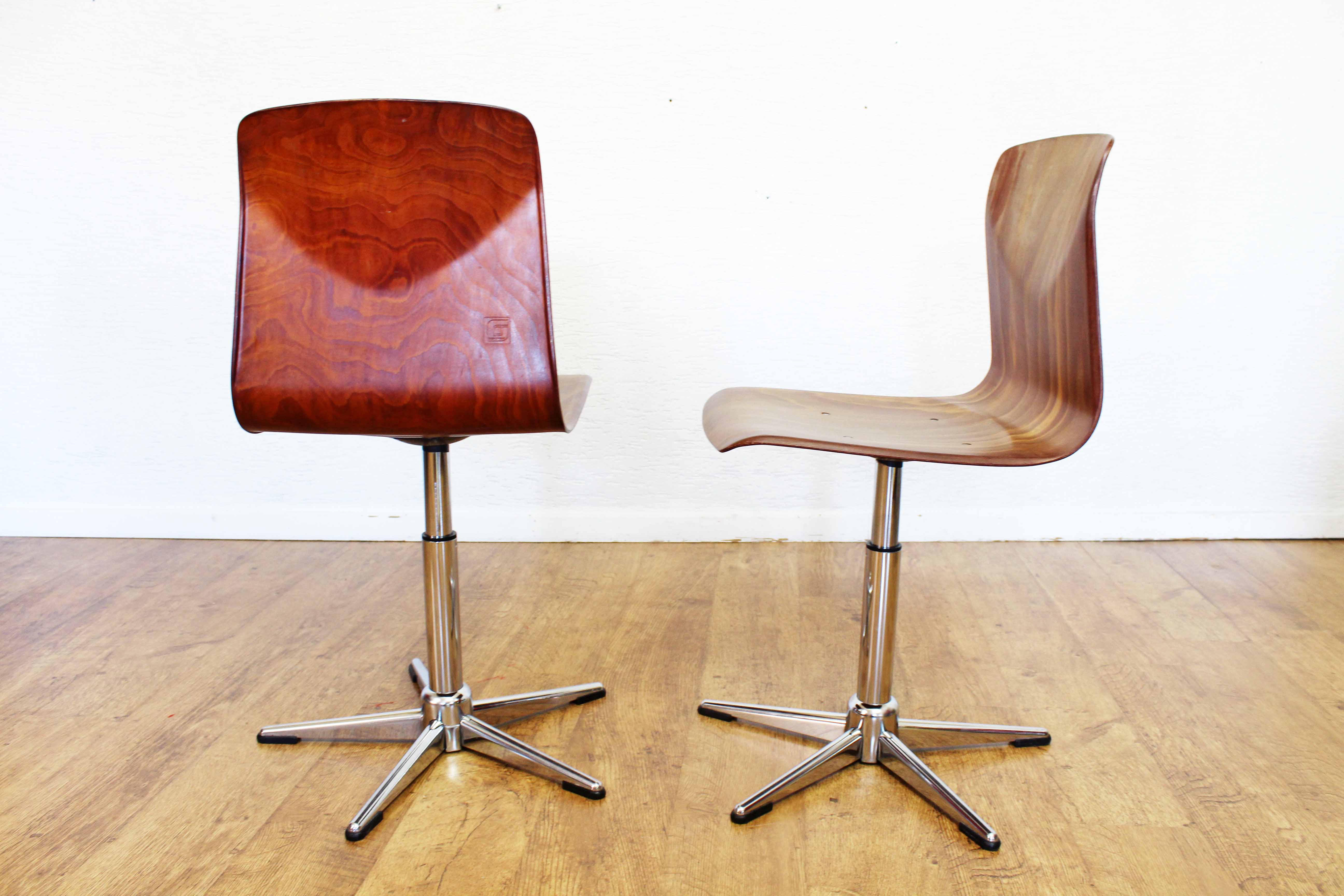 Pair of chairs Pagholz Thur op Seat 1970
