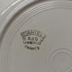 Set of 4 flat plates small flowers