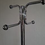 Mid Century Italian Modernist Chrome Coat Stand