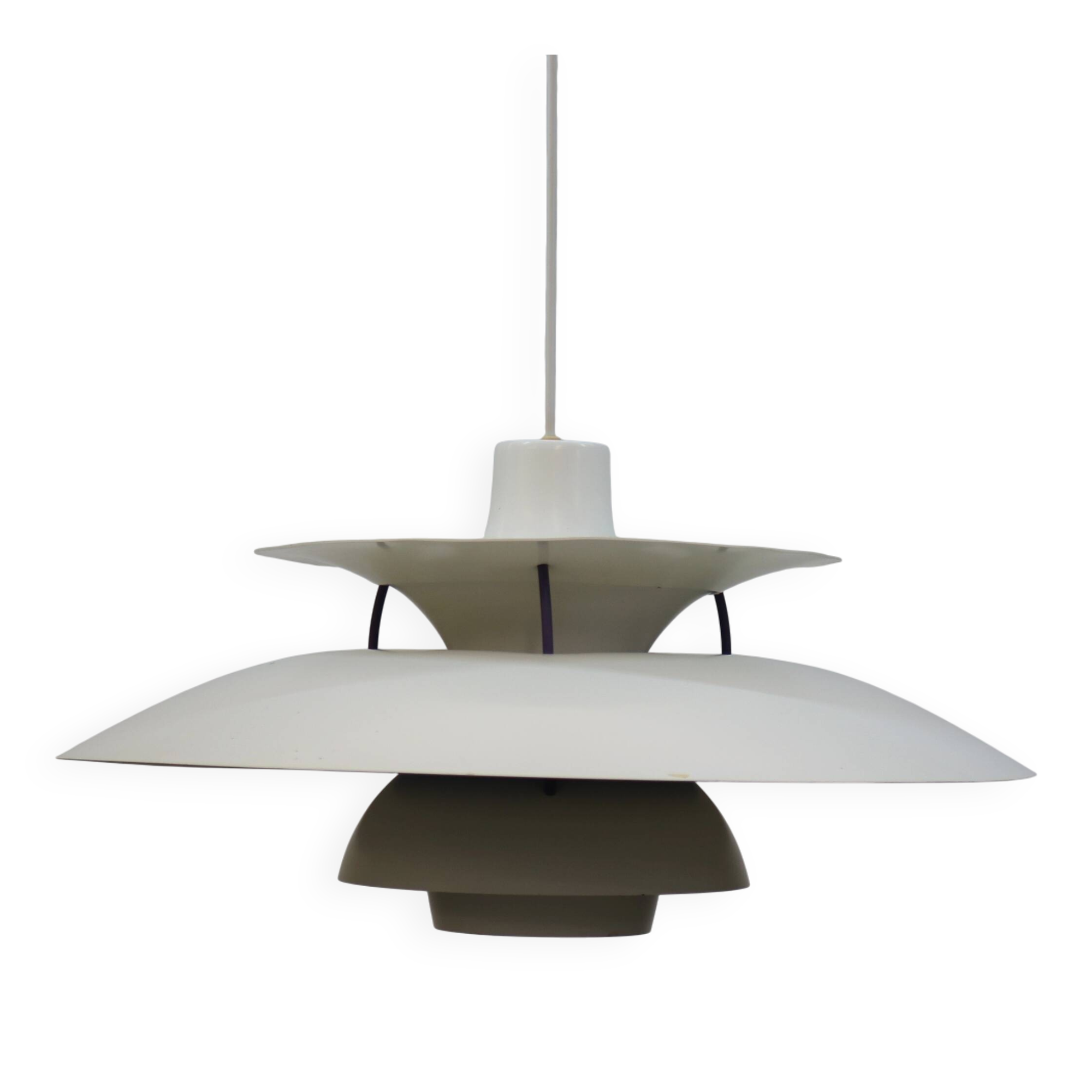The genuine Danish item - PH5 pendant - original white colour - Louis Poulsen