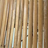 Rattan lamp from the 60s, H 46 cm