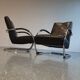 Paire de fauteuils tubulaires