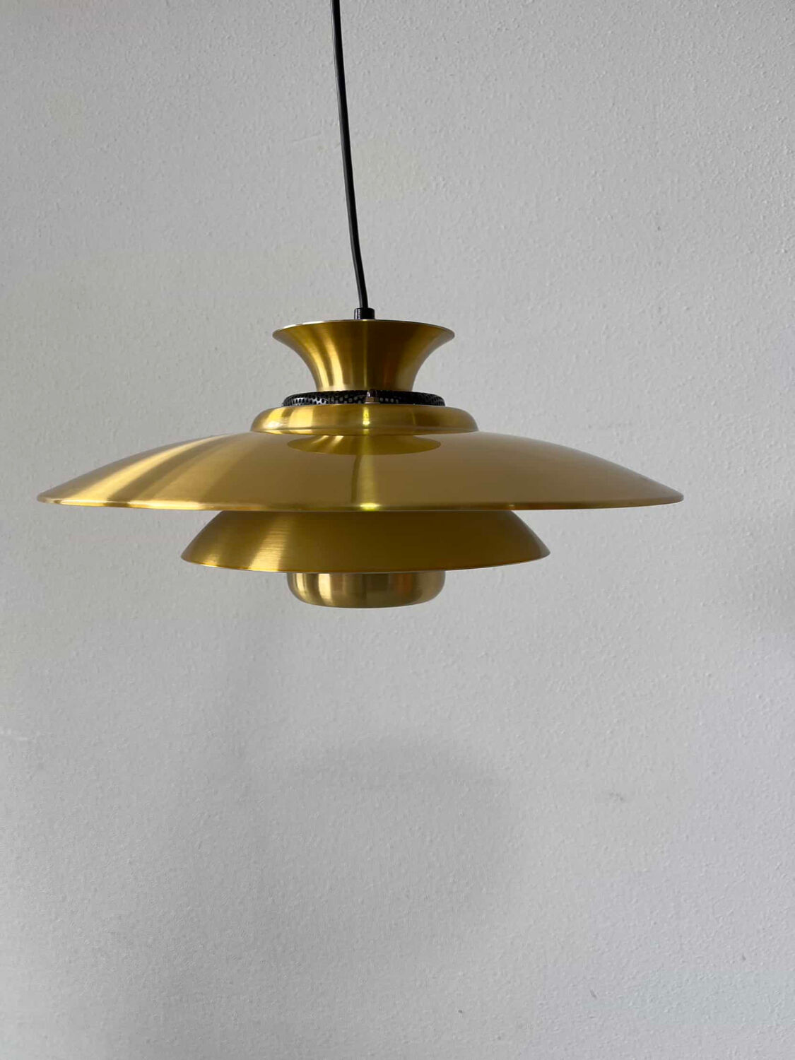 Vintage pendant lamp brass
