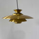 Vintage pendant lamp brass