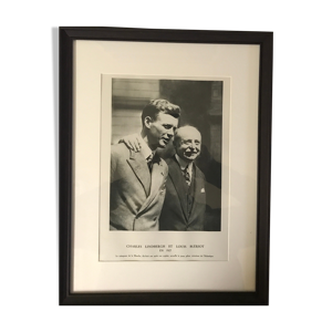 Portrait Charles Lindbergh avec