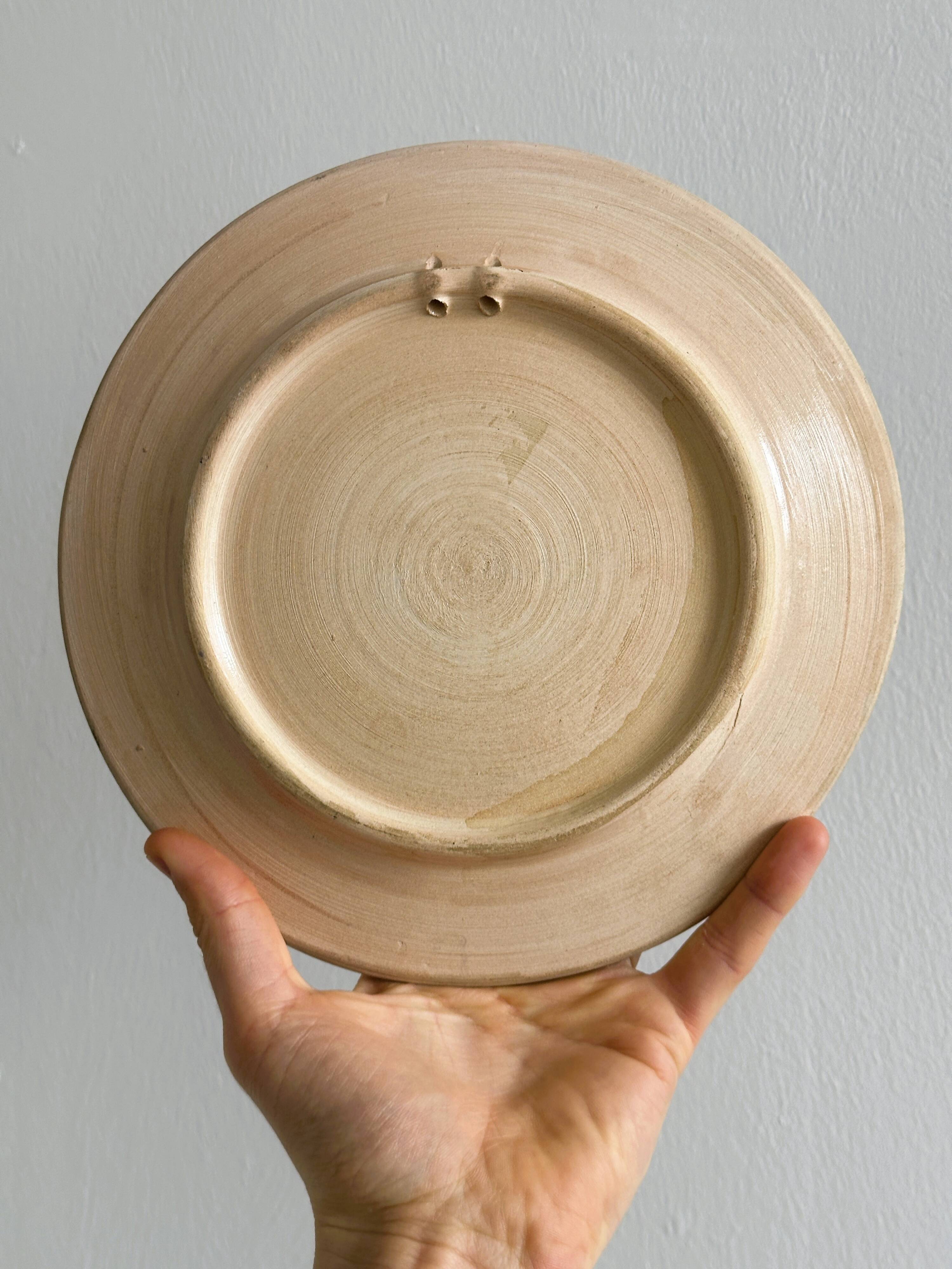 Colorful ceramic plates.