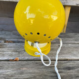 Magnetic wall lamp enamel yellow abo 1960