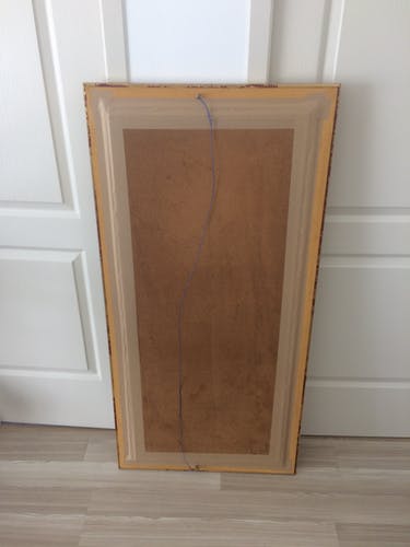 Golden old mirror 120x60cm