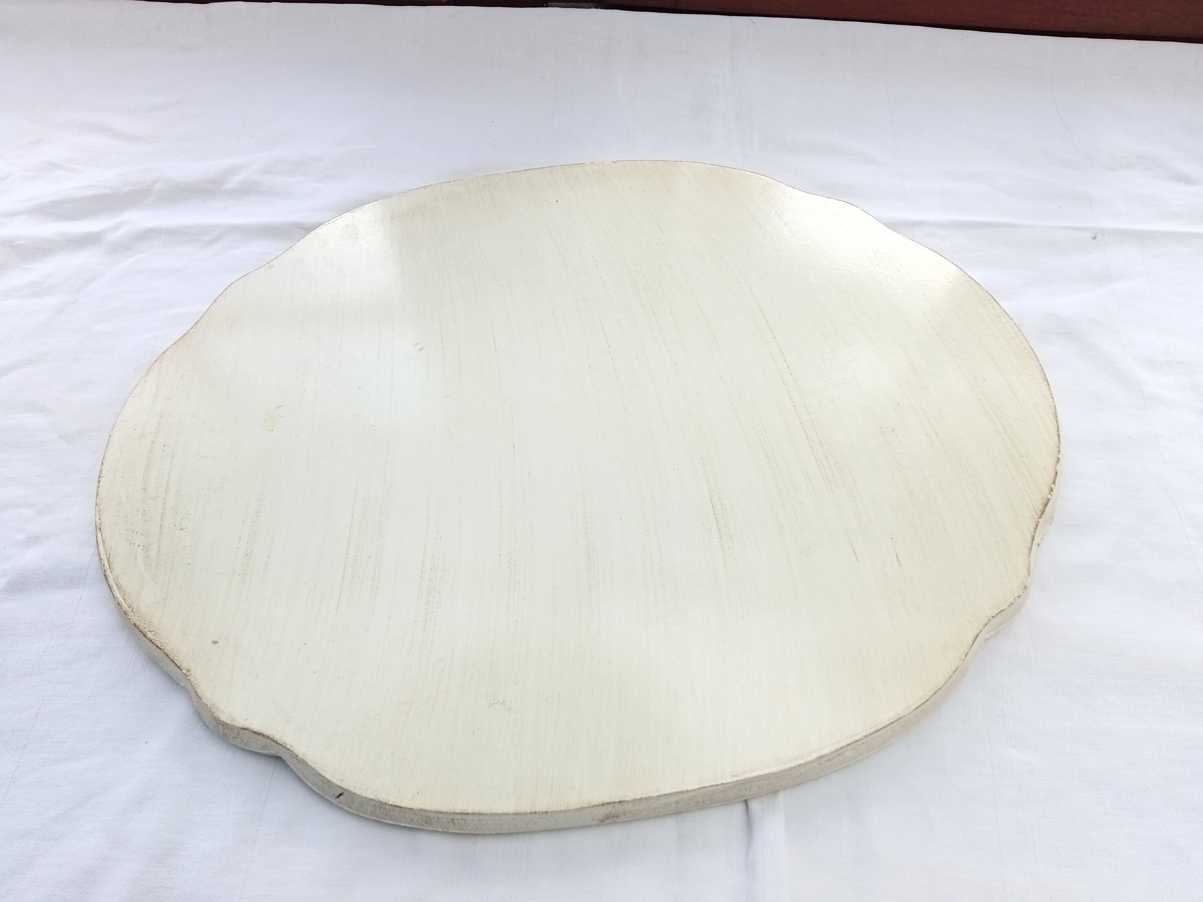 Decorated wooden top