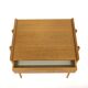 Scandinavian teak bedside table, AB Carlströms & Co Möbelfabrik, Sweden