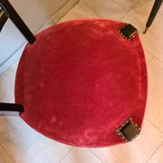 Paire de grandes chaises d’apparat italiennes vintage
