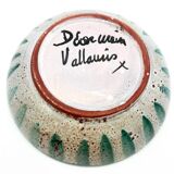 Deep plate with fish decoration – Vallauris ceramics, 1960