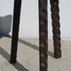 Tabouret tripode catalan, espagnol en pin massif