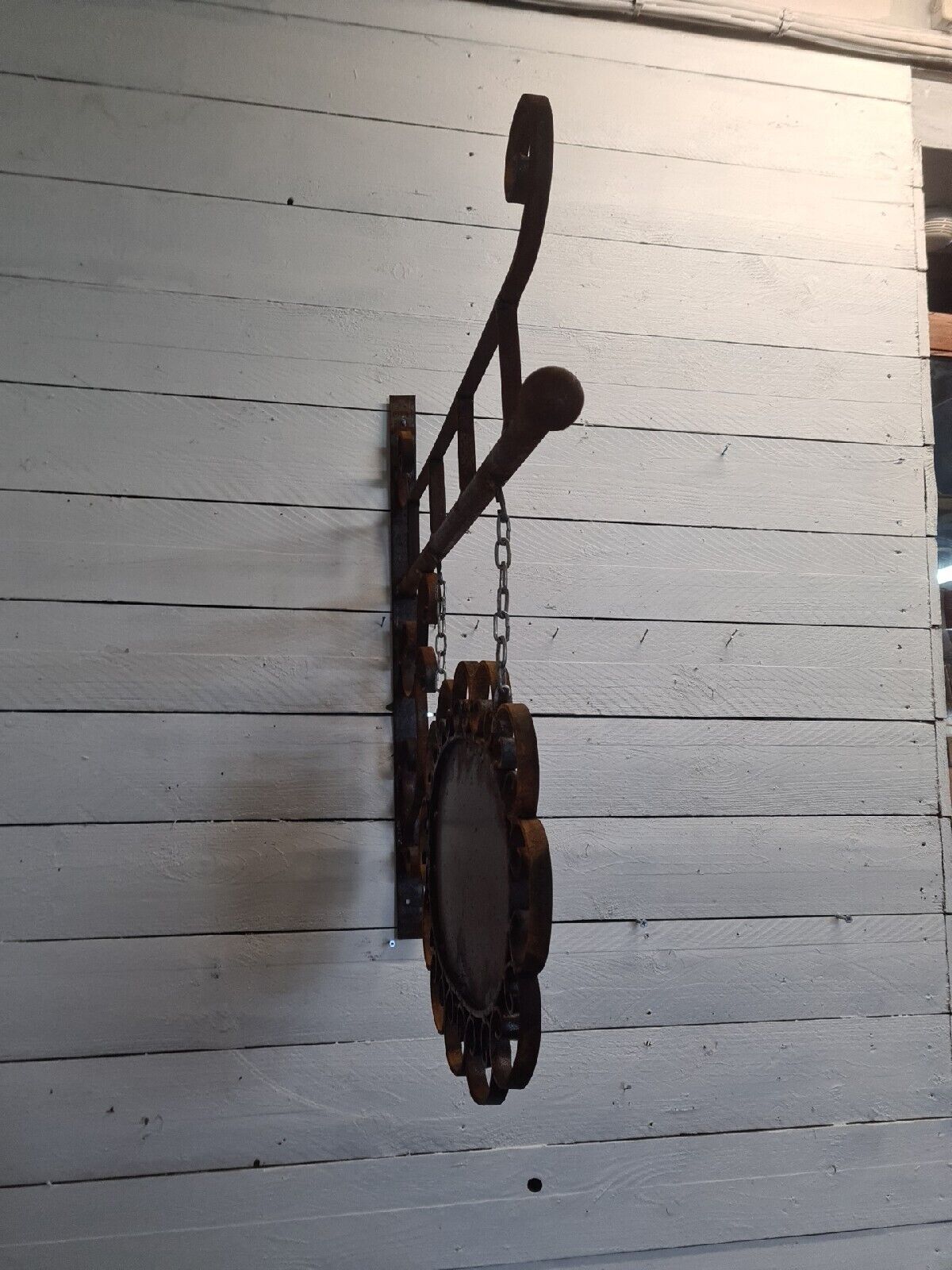 Wrought iron trade sign