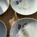 Set de 6 assiettes plates Salins Caraïbes