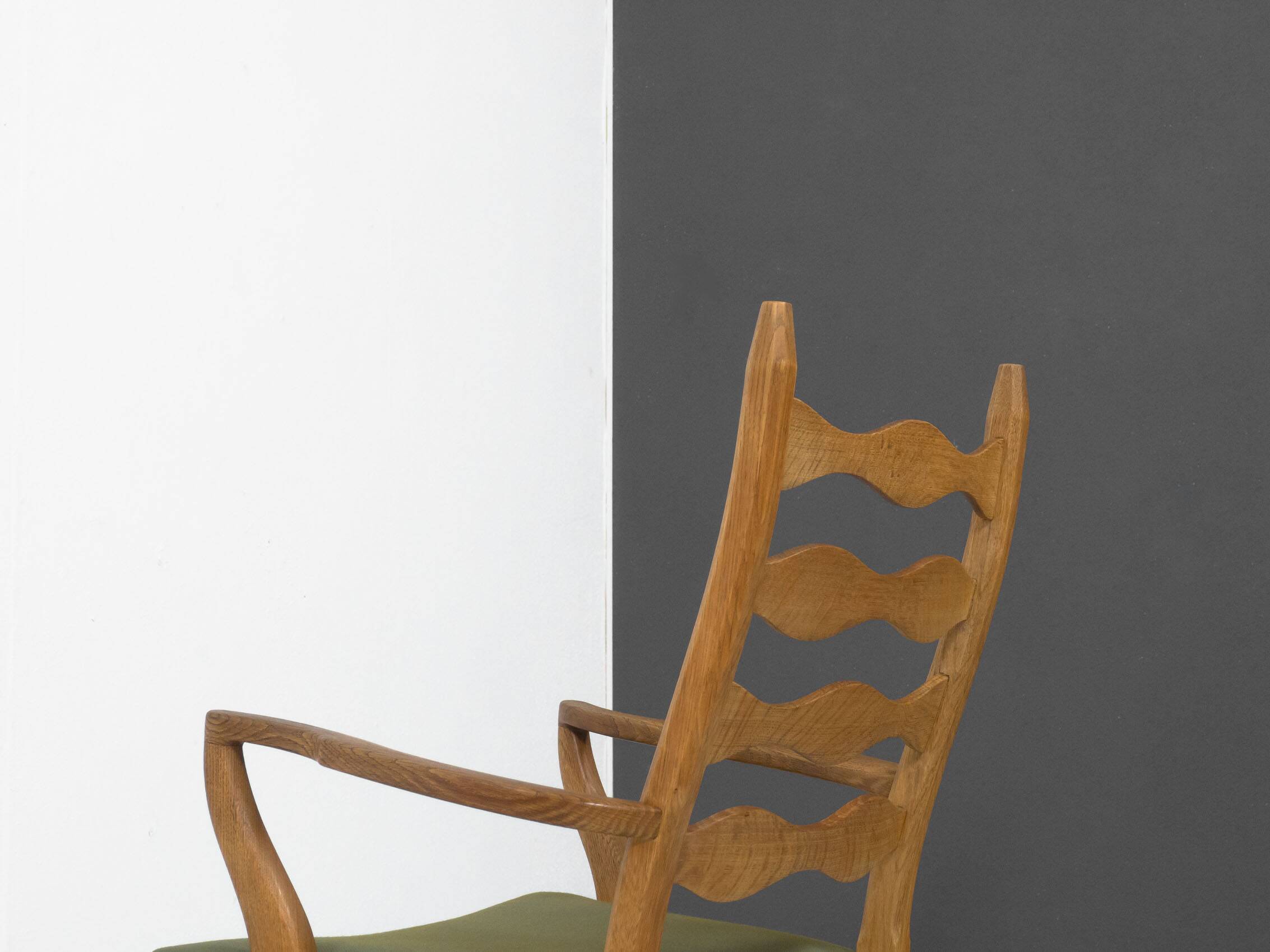 Nyrup Møbelfabrik oak arm chair by Henning Kjaernulf