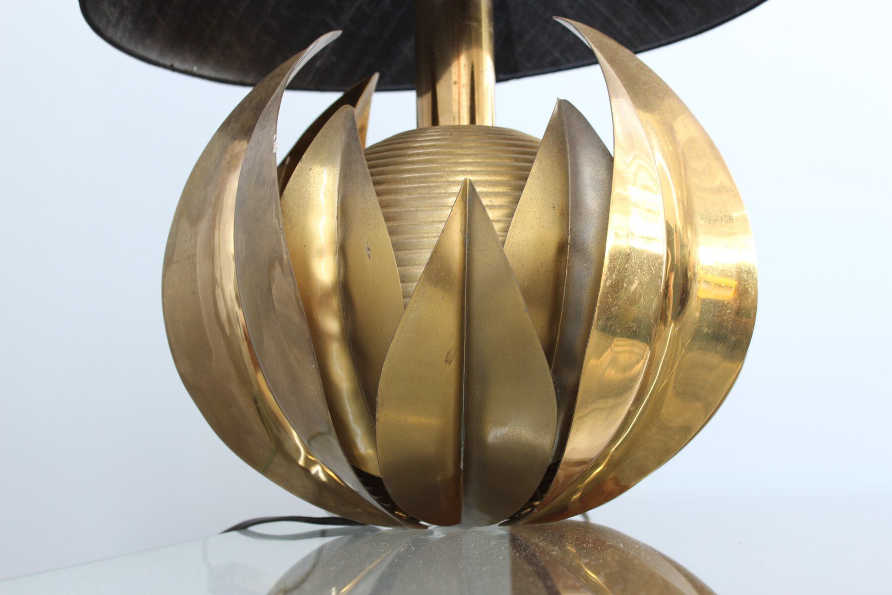 Brass desk lamp, 1970s