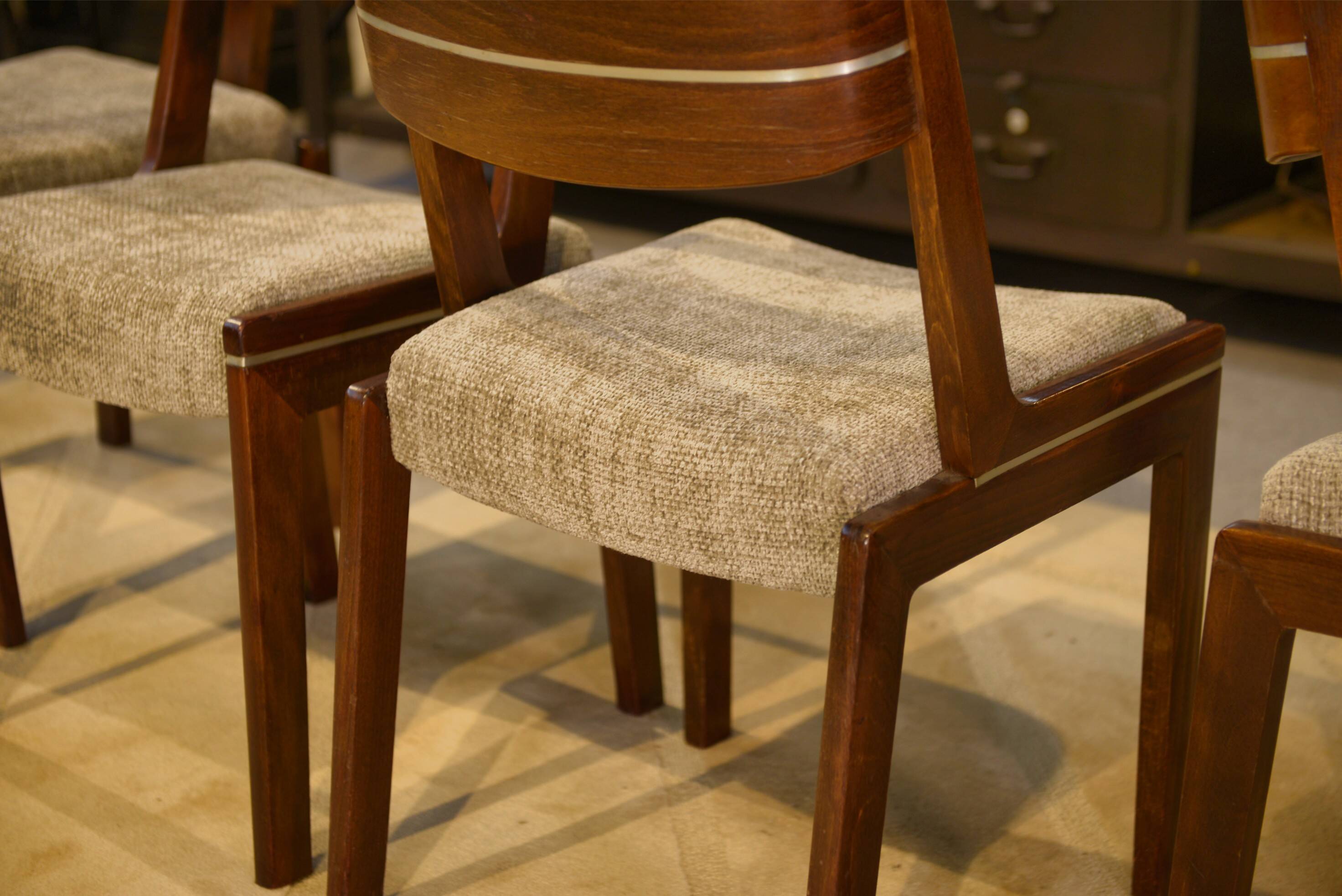 Set of 4 Scandinavian chairs from the 1960s.