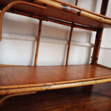 Large rattan shelf