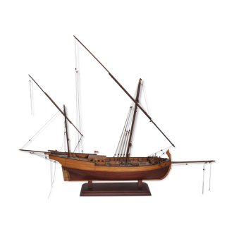 Wooden boat model
