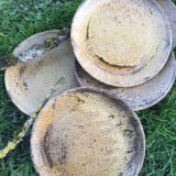 Lot of sandstone dishes