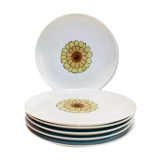 7 porcelain plates 70s bavaria