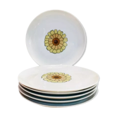 7 porcelain plates 70s bavaria