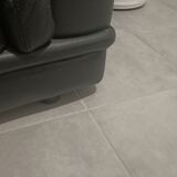 Black leather armchair Natuzzi