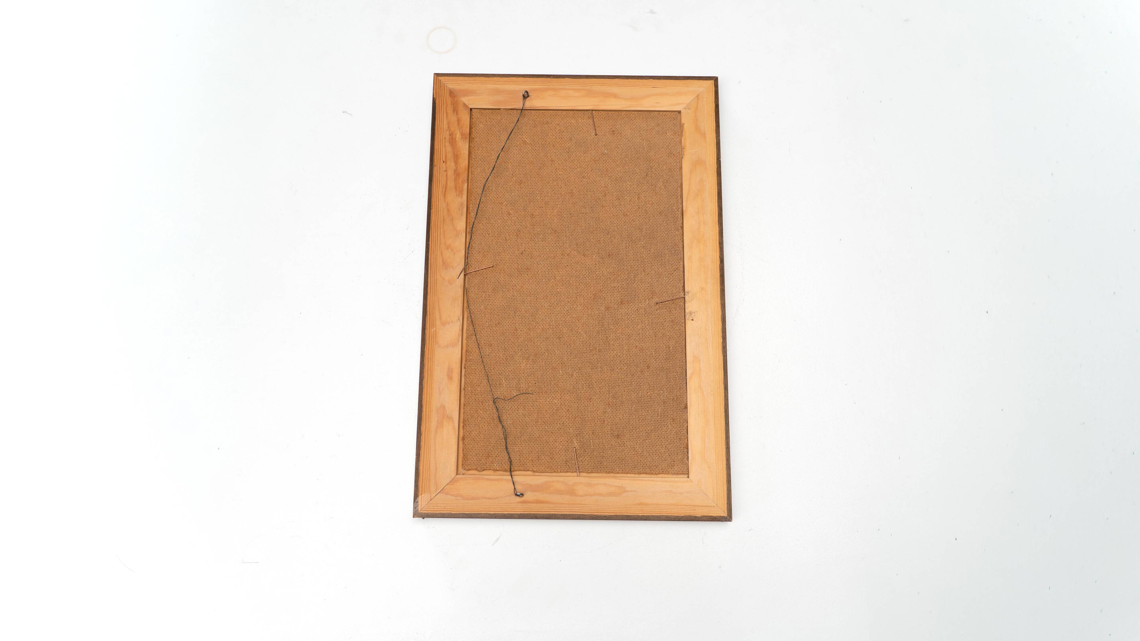 Peinture de paysage scandinave par S Nilson 1976