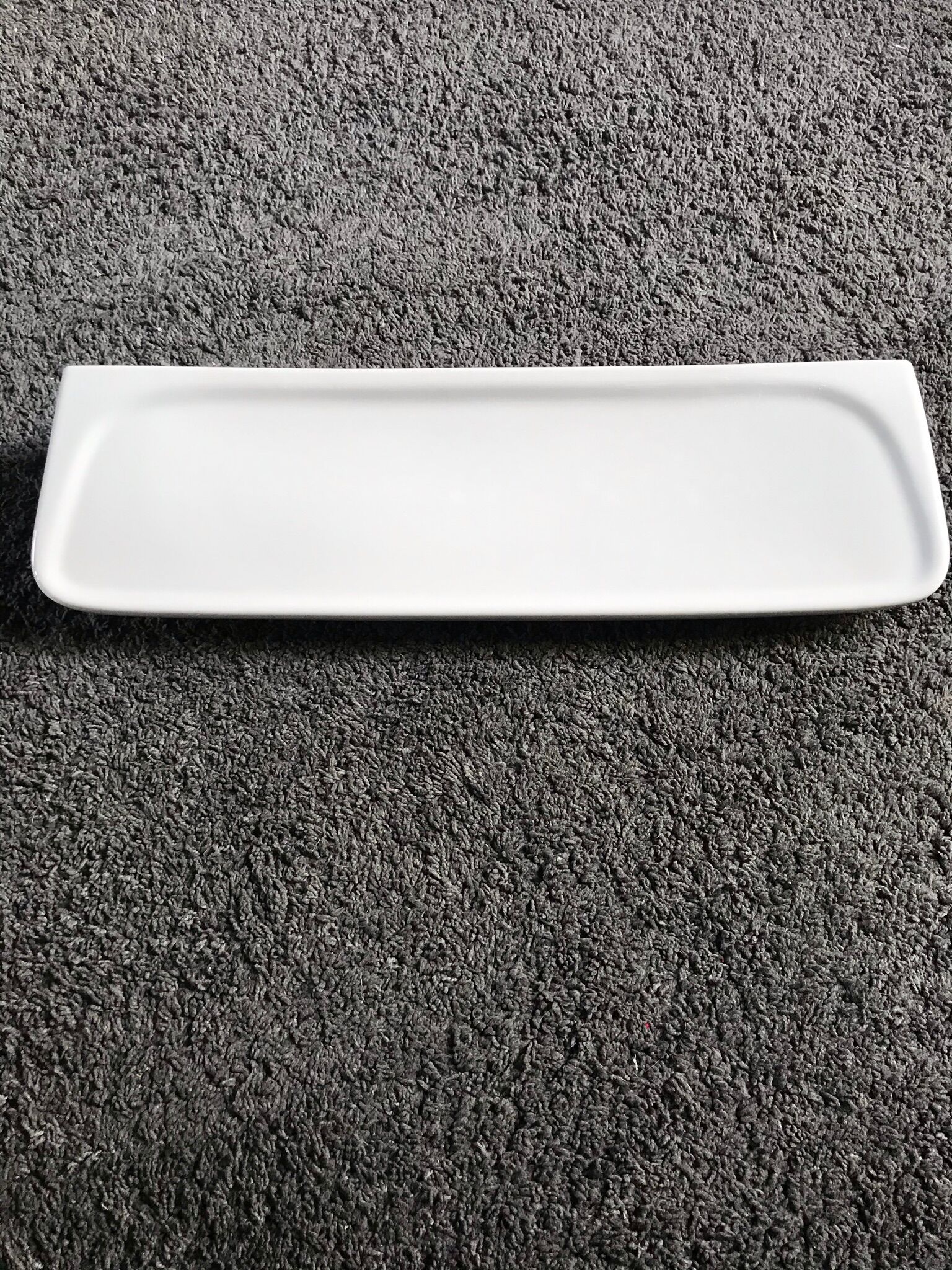 Etagère murale en céramique porcelaine blanche vintage années 50