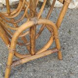 Rattan magazine holder