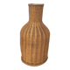 Vase bouteille vintage en osier