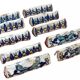 1930s 10 Knife Holders Glazed Ceramic