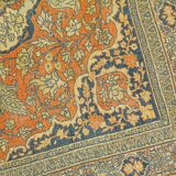 Tapis d'orient fait main vintage persan ancien tebriz Djafer 1,90 X 1,40 m