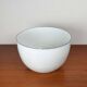 Mid-Century Modern Danish Large White Enamel Bowl, 1960s