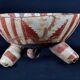 Polychrome ceramic tripod cup from the Mesoamerican tradition